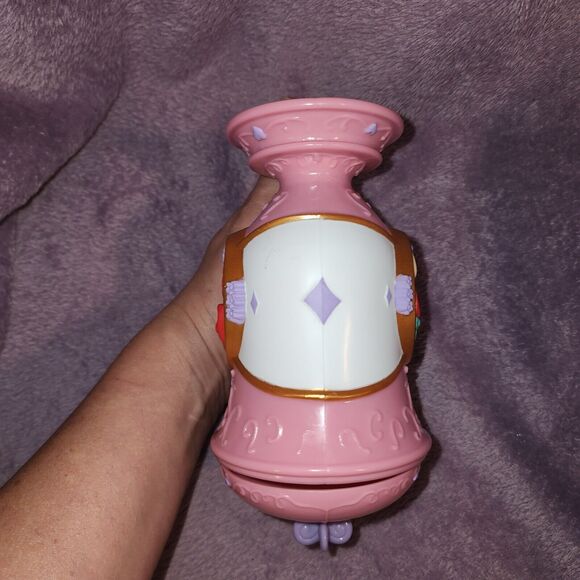 Disney On Ice The Little Mermaid Princess Ariel pink Plastic Cup with Flip Lid - Picture 5 of 6